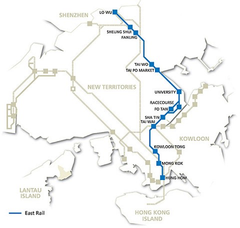 Kcr Map Hong Kong Campus Map